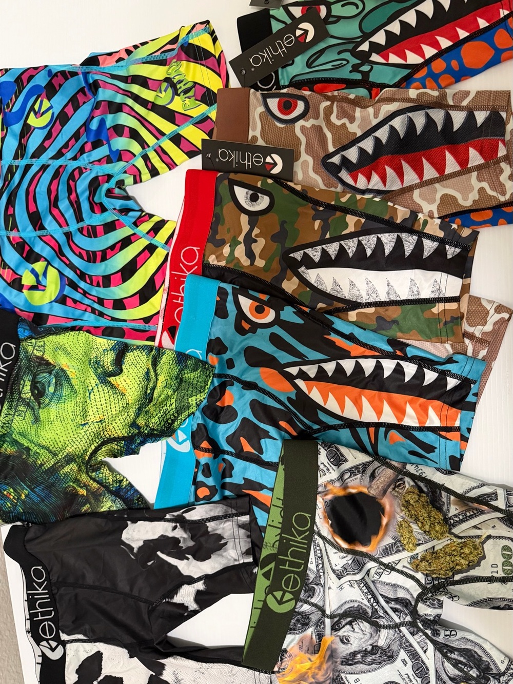 Ethika boys medium Graphic Boxer Briefs - 3 BMRS and 4 more NWT and NWOT 7 total